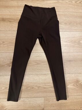 Danskin Solid Dark Brown Leggings